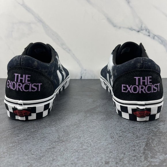 Vans House of Terror Shoes Size 10.5 Mens The Exorcist Womens 12 Off The Wall - Picture 7 of 11